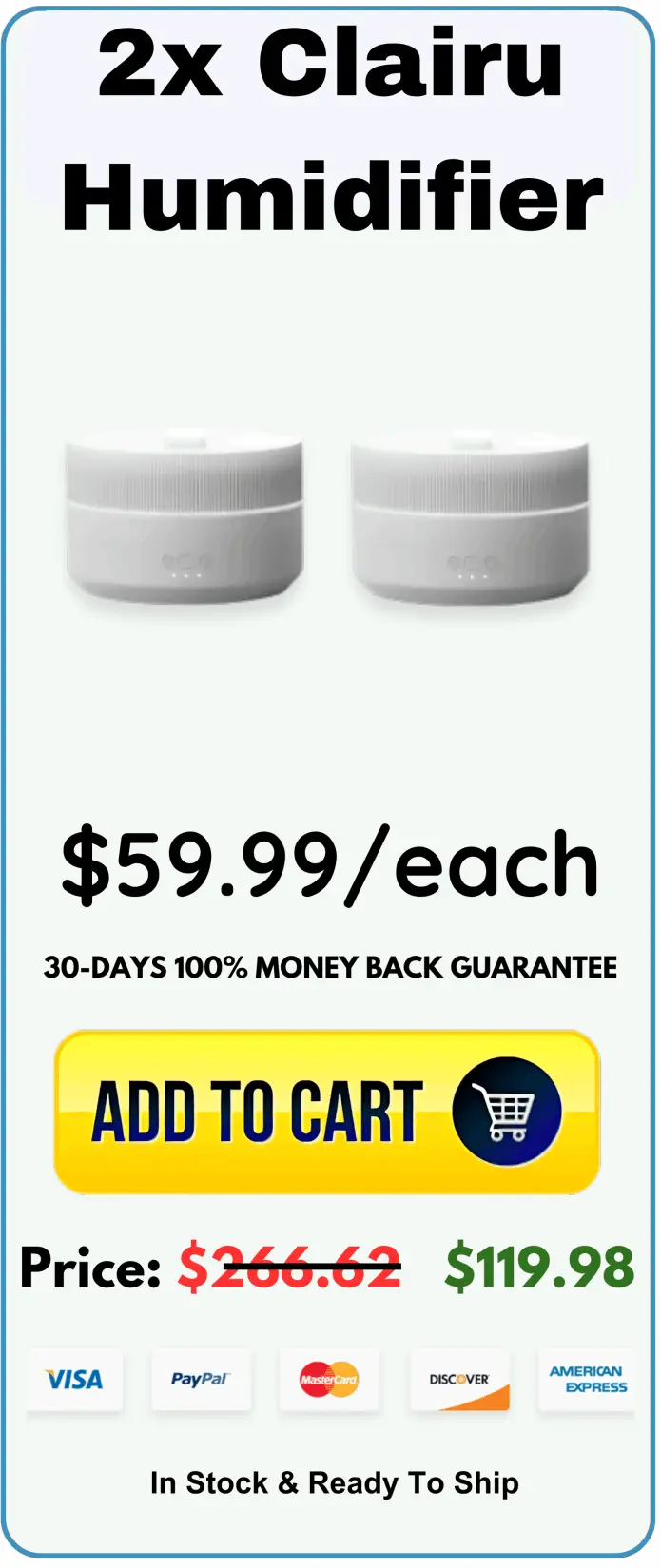 Clairu Humidifier offer price 