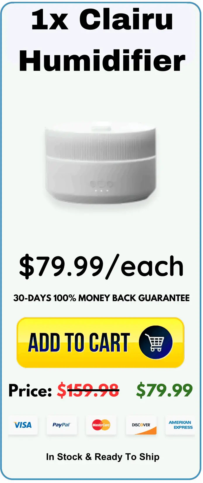 Clairu Humidifier price 